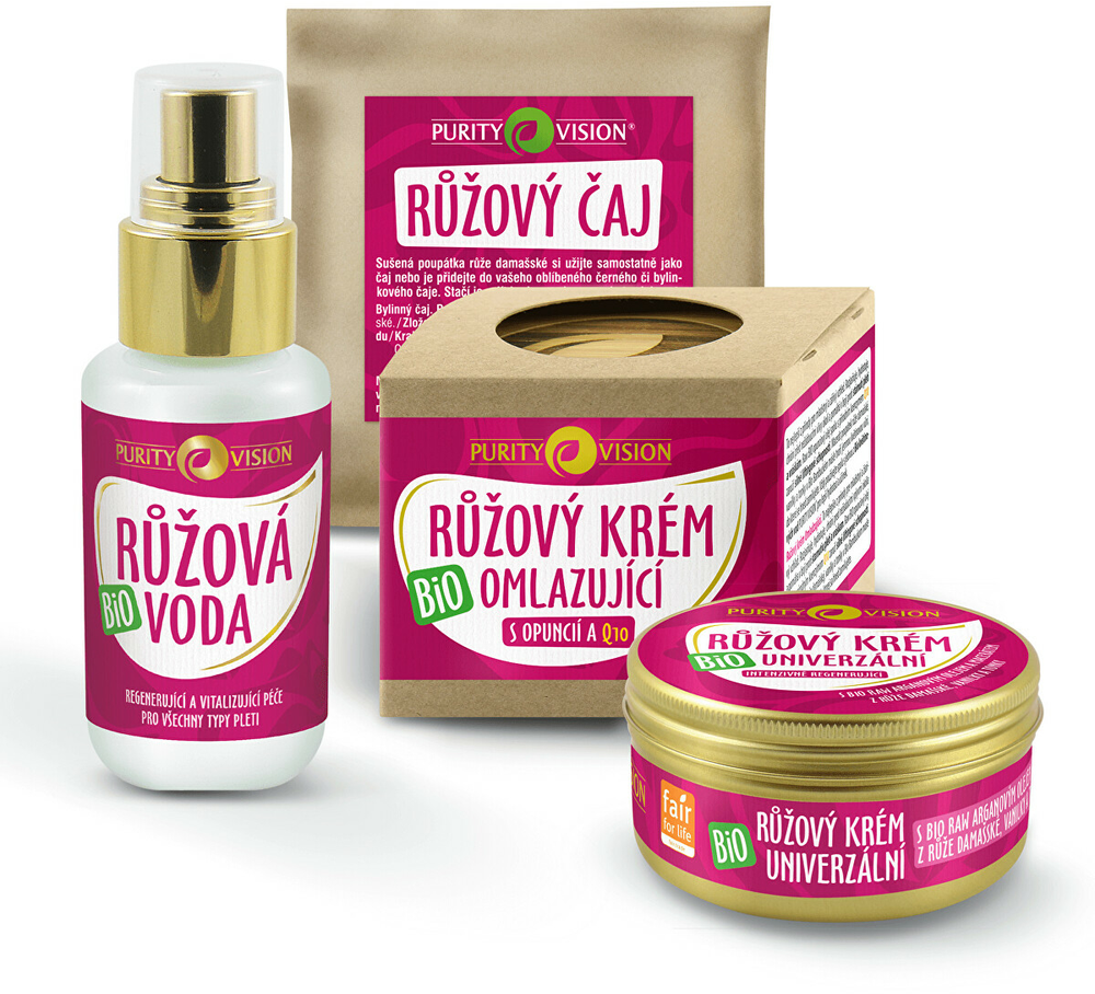 PURITY VISION Bio Rožinė set