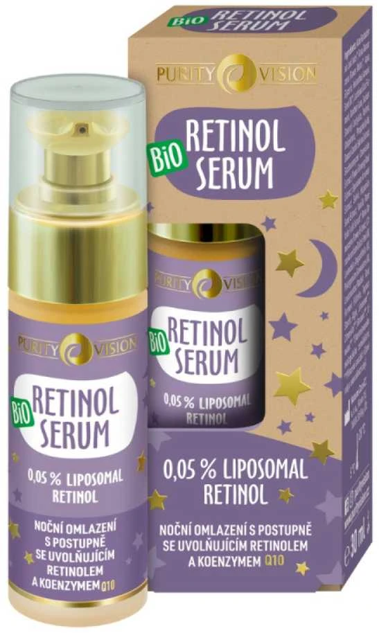 Purity Vision Naktinis odos serumas Bio (Retinolio serumas) 30 ml