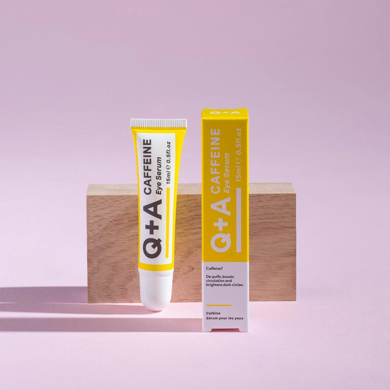 Q+A Caffeine Eye Serum Paakių serumas su kofeinu, 15 ml