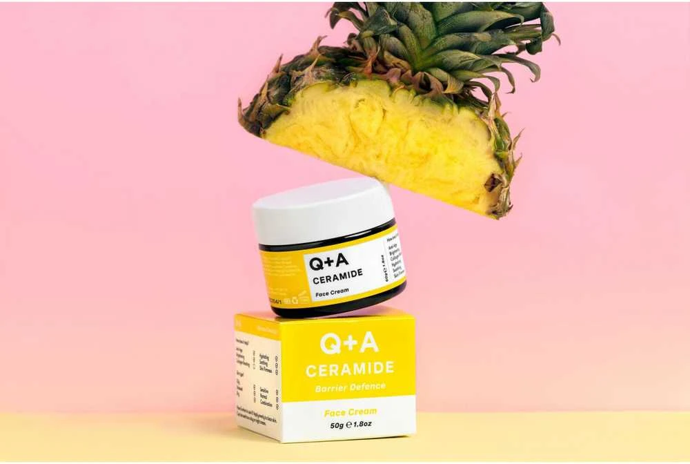 Q+A Ceramide Barrier Defence Face Kreminis Veido kremas su keramidais, 50g