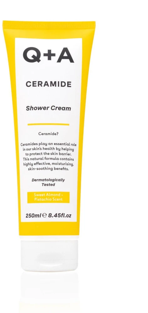 Q+A Ceramide Shower Kreminis Kūno prausiklis su keramidu, 250 ml