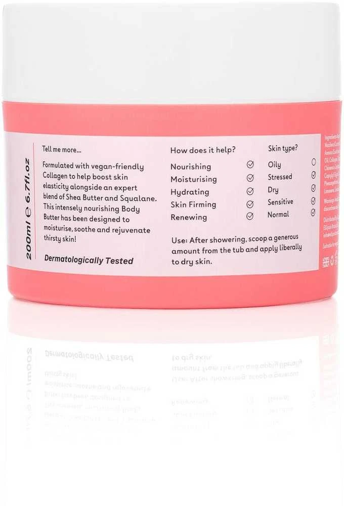 Q+A Collagen Body Butter kūno sviestas su kolagenu, 200 ml