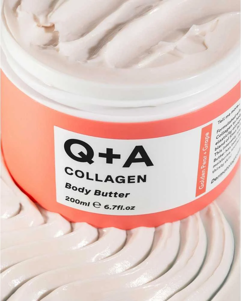 Q+A Collagen Body Butter kūno sviestas su kolagenu, 200 ml