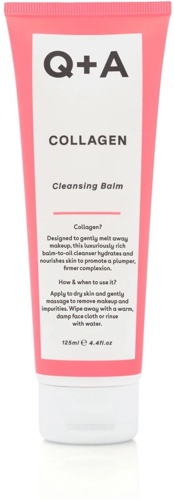 Q+A Collagen Cleansing Balm valomasis veido balzamas, 125 ml