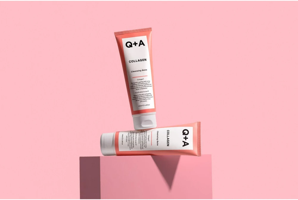 Q+A Collagen Cleansing Balm valomasis veido balzamas, 125 ml