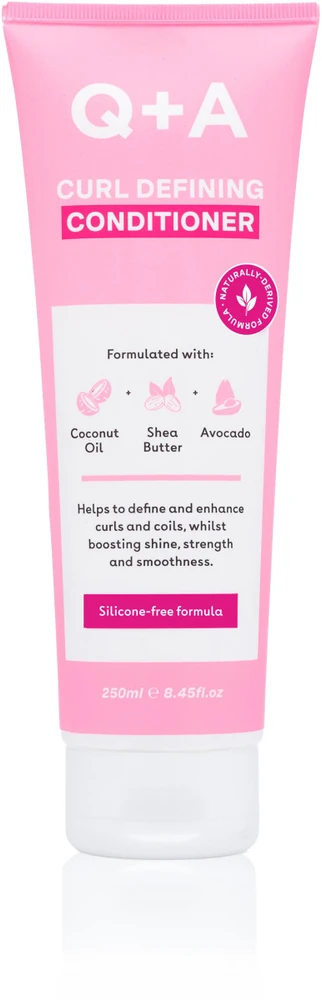 Q+A Curl Defining Conditioner kondicionierius garbanotiems plaukams, 250 ml