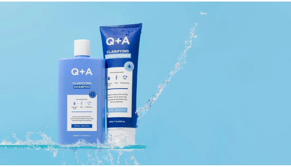 Q+A Gaivinantis Šampūnas valomasis šampūnas su prebiotikais, 250 ml