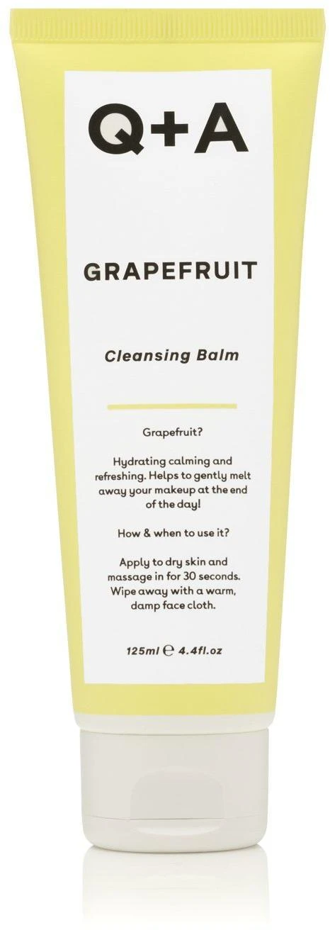 Q+A Grapefruit Cleansing Balm Valomasis veido balzamas, 125 ml