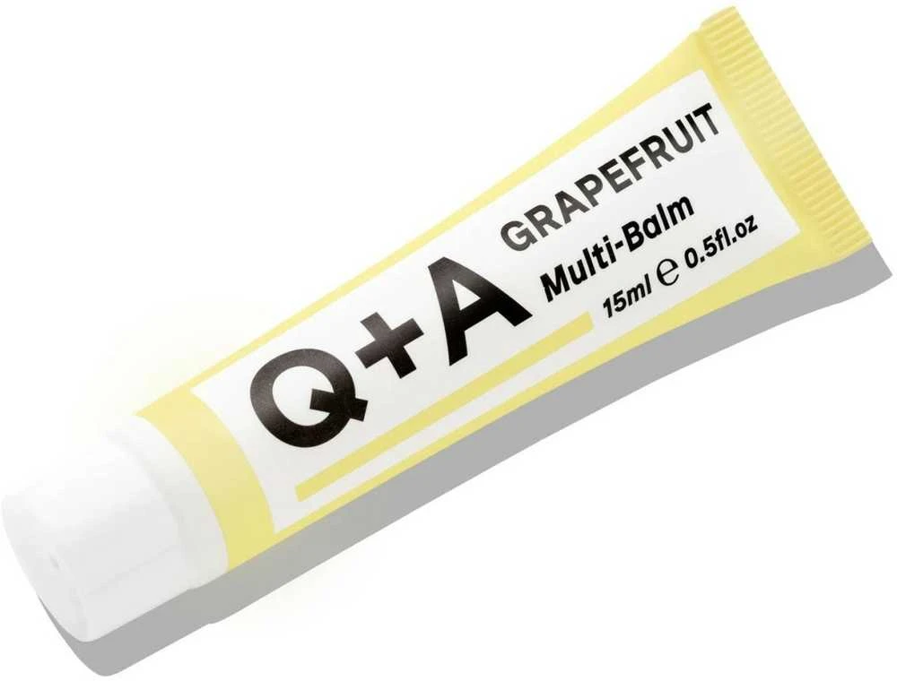 Q+A Grapefruit Multi-Balm daugiafunkcis odos priežiūros balzamas, 15 ml