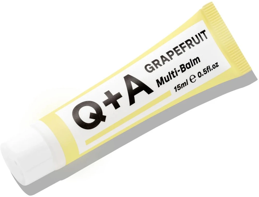 Q+A Grapefruit Multi-Balm daugiafunkcis odos priežiūros balzamas, 15 ml