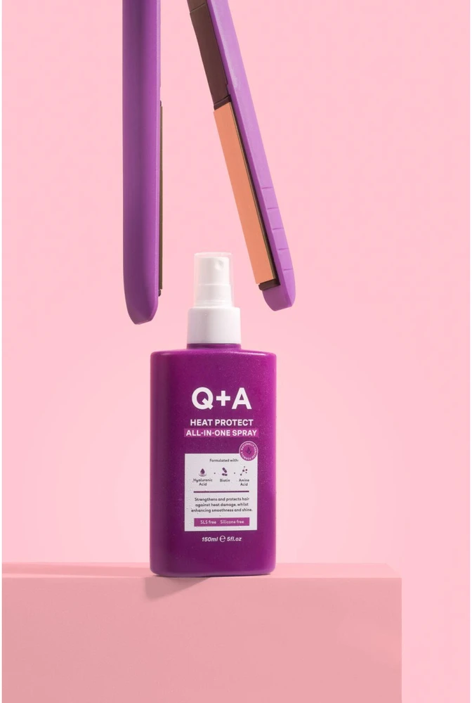Q+A Heat Protect All-In-One Purškiklis nuo karščio saugantis purškiklis, 150 ml