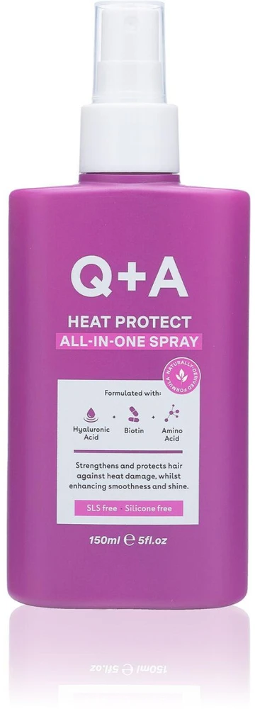 Q+A Heat Protect All-In-One Purškiklis nuo karščio saugantis purškiklis, 150 ml
