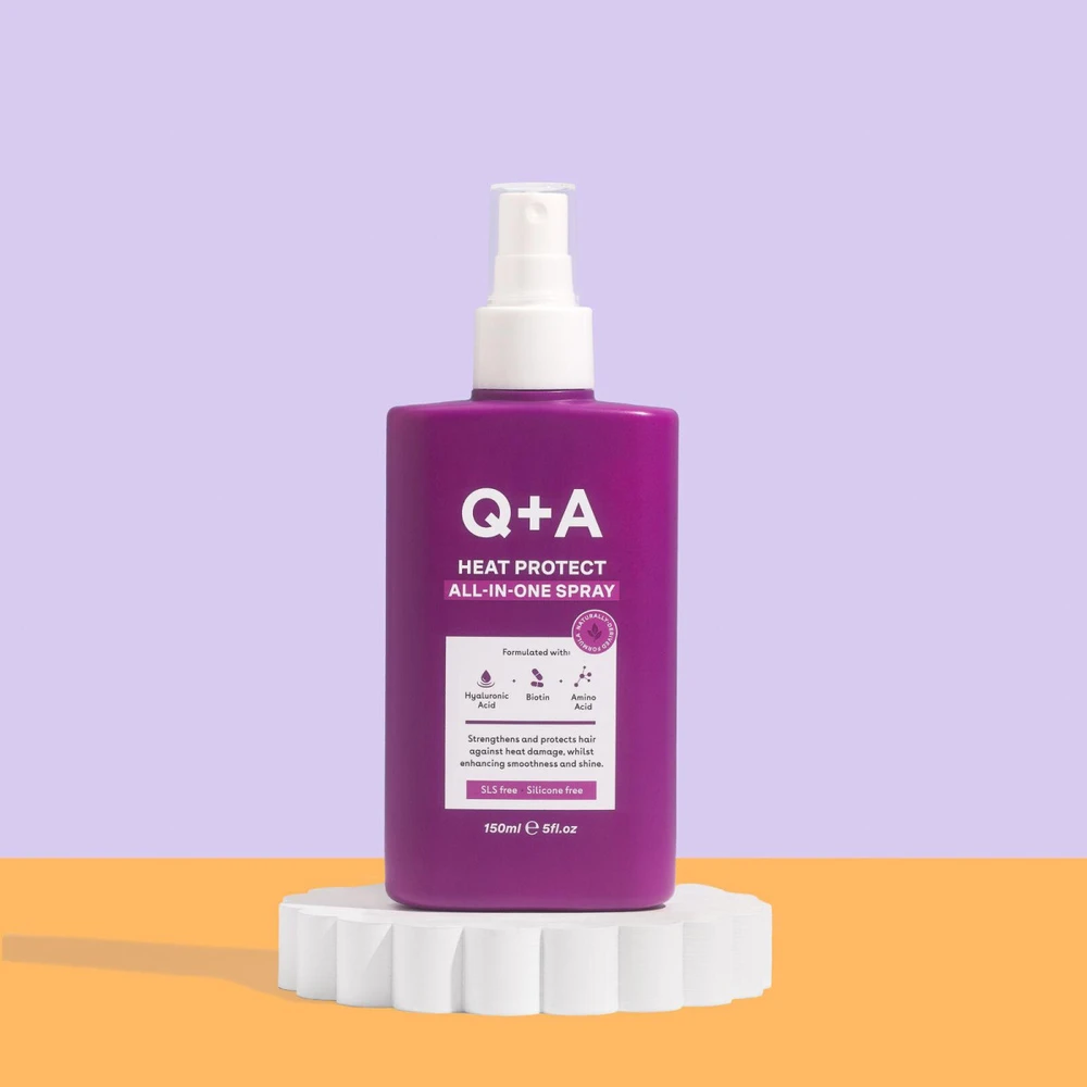Q+A Heat Protect All-In-One Purškiklis nuo karščio saugantis purškiklis, 150 ml