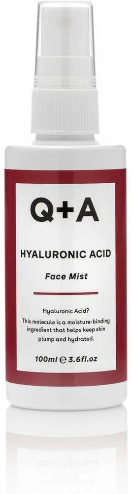 Q+A Hyaluronic Acid Face Mist Drėkinamoji veido dulksna su hialuronu, 100 ml