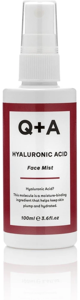 Q+A Hyaluronic Acid Face Mist Drėkinamoji veido dulksna su hialuronu, 100 ml