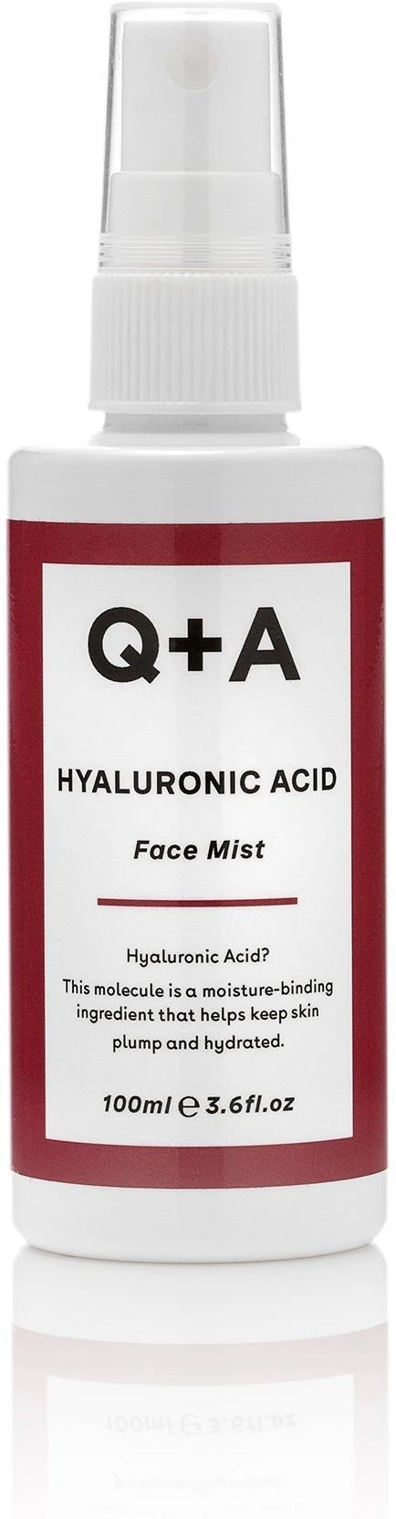 Q+A Hyaluronic Acid Face Mist Drėkinamoji veido dulksna su hialuronu, 100 ml