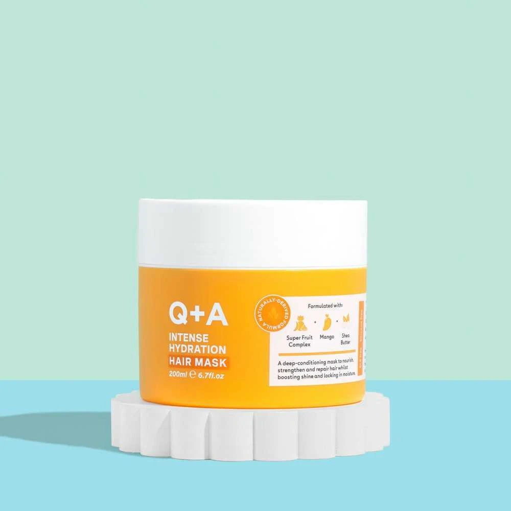 Q+A Intense Hydration Hair Mask Intensyviai drėkinanti plaukų kaukė, 200 ml