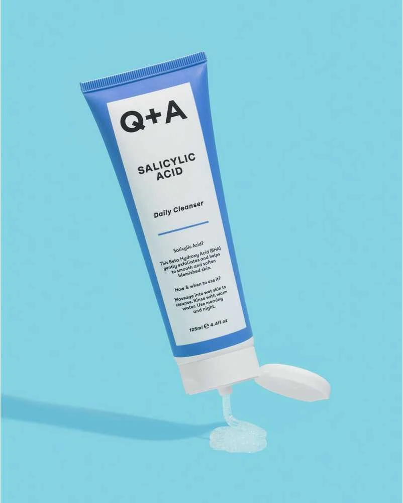 Q+A Salicylic Acid Daily Valiklis kasdienis veido prausiklis su salicilo rūgštimi, 125 ml