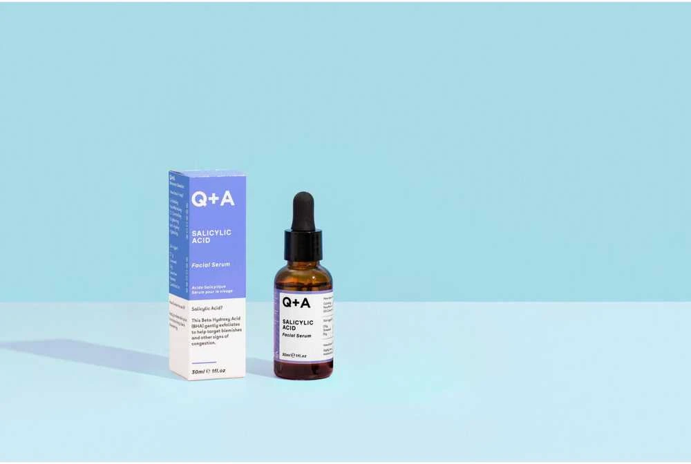 Q+A Salicylic Acid Facial Serum veido serumas su salicilo rūgštimi, 30 ml