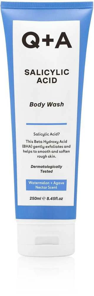 Q+A Salicylic Acid Kūno prausiklis Kūno prausiklis su salicilo rūgštimi, 250 ml