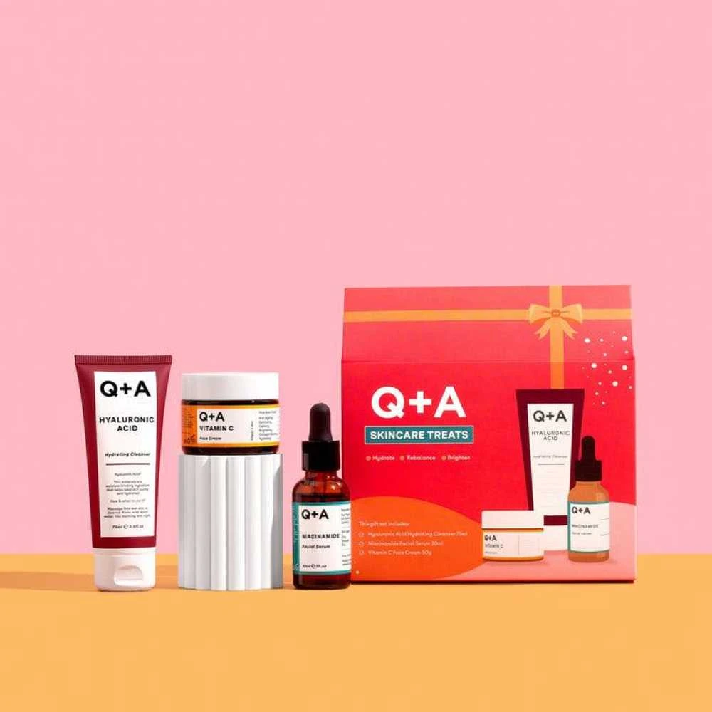 Q+A Skincare Treats veido priežiūros priemonių rinkinys