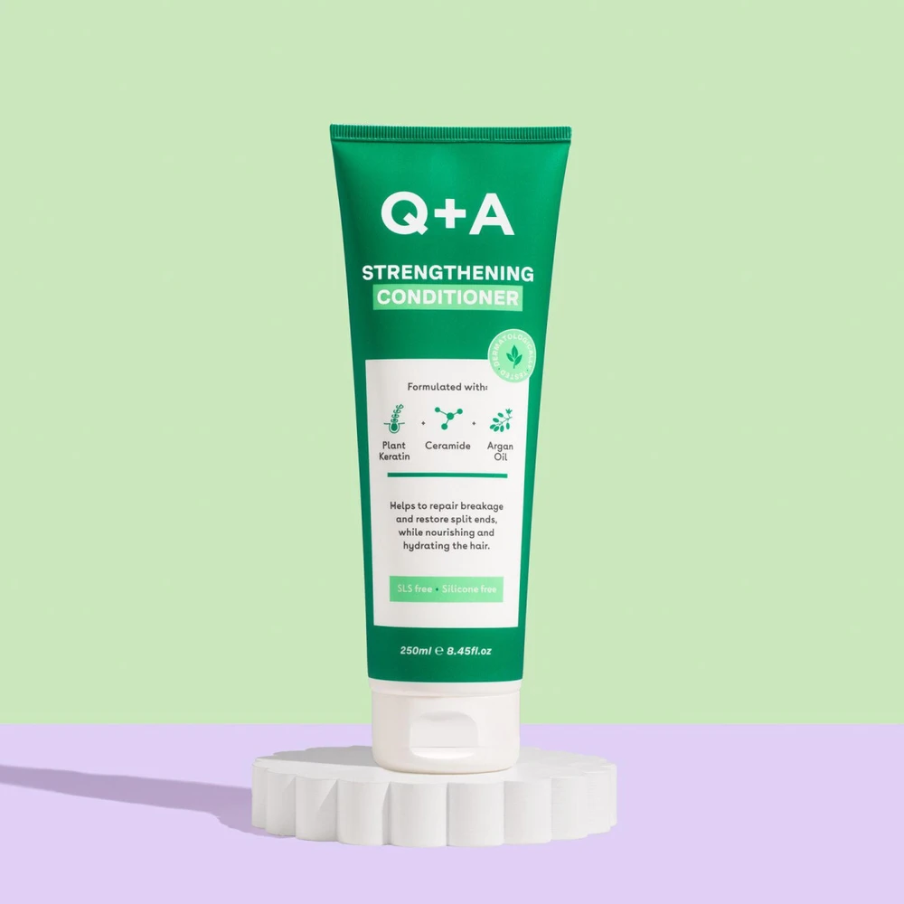 Q+A Strengthening Conditioner stiprinamasis kondicionierius su keratinu, 250 ml