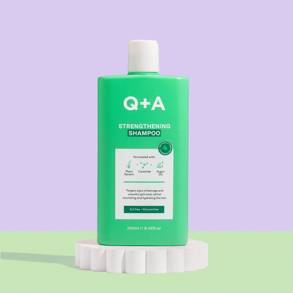 Q+A Strengthening Šampūnas stiprinamasis šampūnas su keratinu, 250 ml