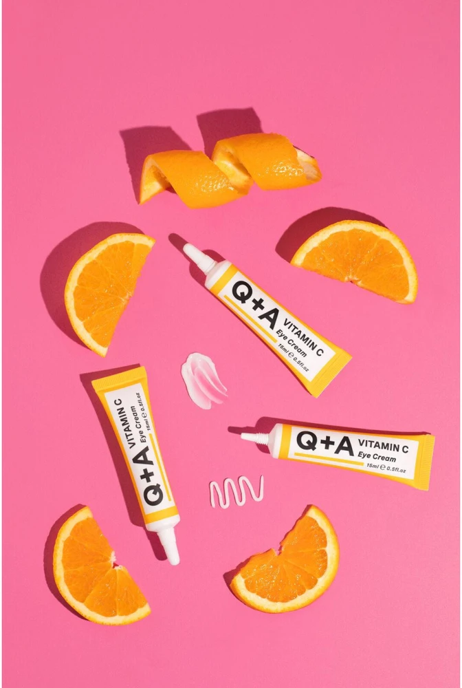 Q+A Vitamin C Paakių kremas Paakių kremas su vitaminu C, 15 ml