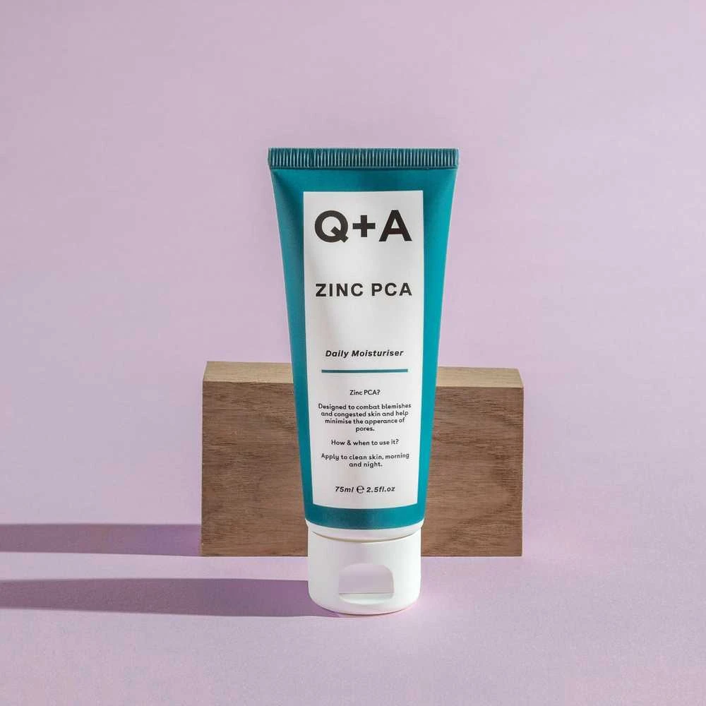 Q+A Zinc PCA Daily Moisturizer Drėkinamasis veido kremas, 75 ml