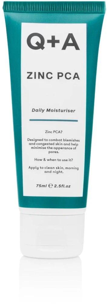 Q+A Zinc PCA Daily Moisturizer Drėkinamasis veido kremas, 75 ml