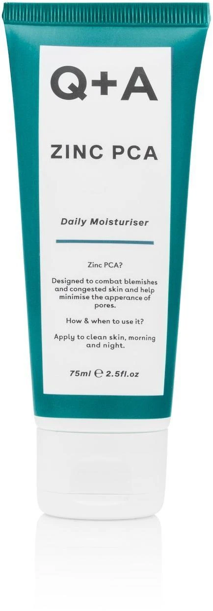 Q+A Zinc PCA Daily Moisturizer Drėkinamasis veido kremas, 75 ml