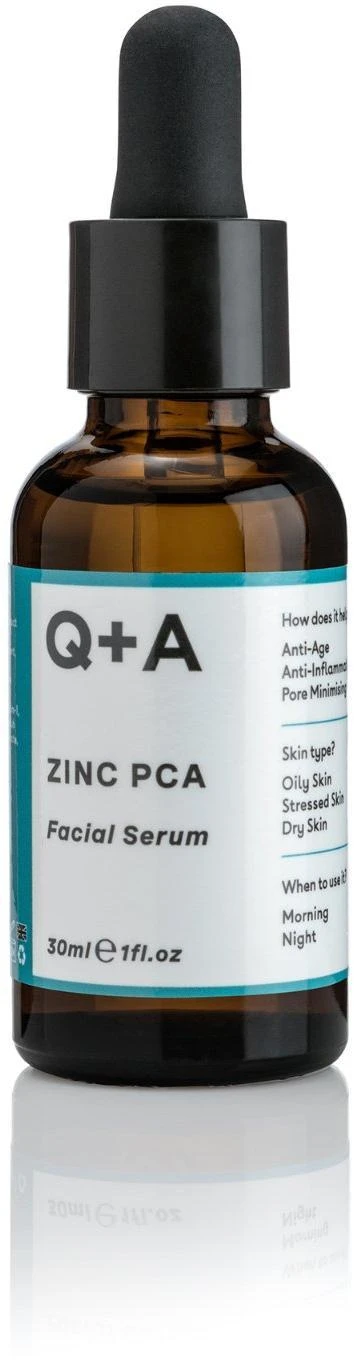 Q+A Zinc PCA Facial Serum Veido serumas, 30 ml