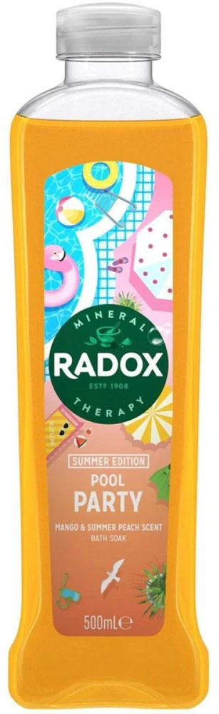 Radox Pool Party Bath Soak vonios putos, 500 ml