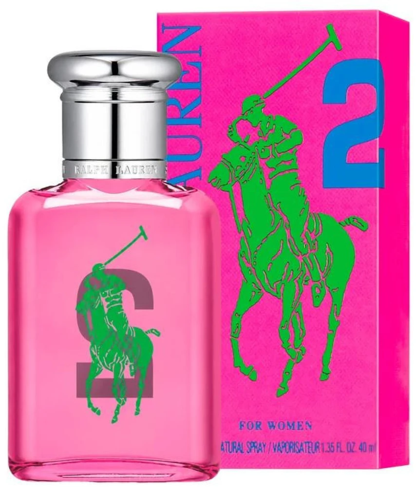 Ralph Lauren Big Pony 2 Rožinė Woman EDT tualetinis vanduo moterims, 40 ml
