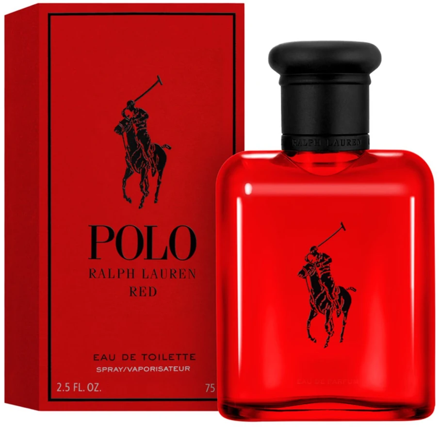 Ralph Lauren Polo Raudona EDT tualetinis vanduo vyrams, 75 ml