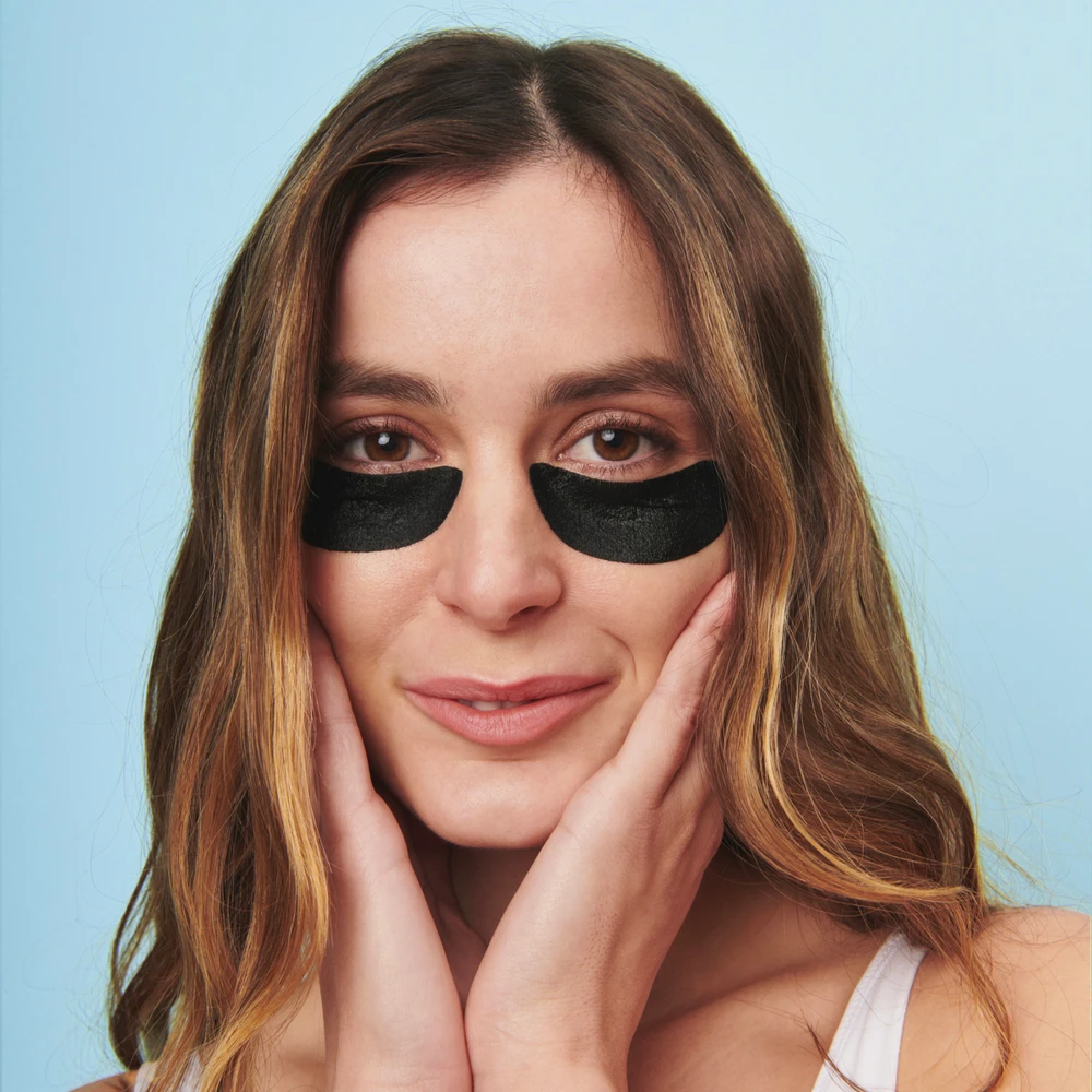 Rare Paris Carbone Glace Purifying Eye Patches, valomosios paakių kaukės, 30 vnt.