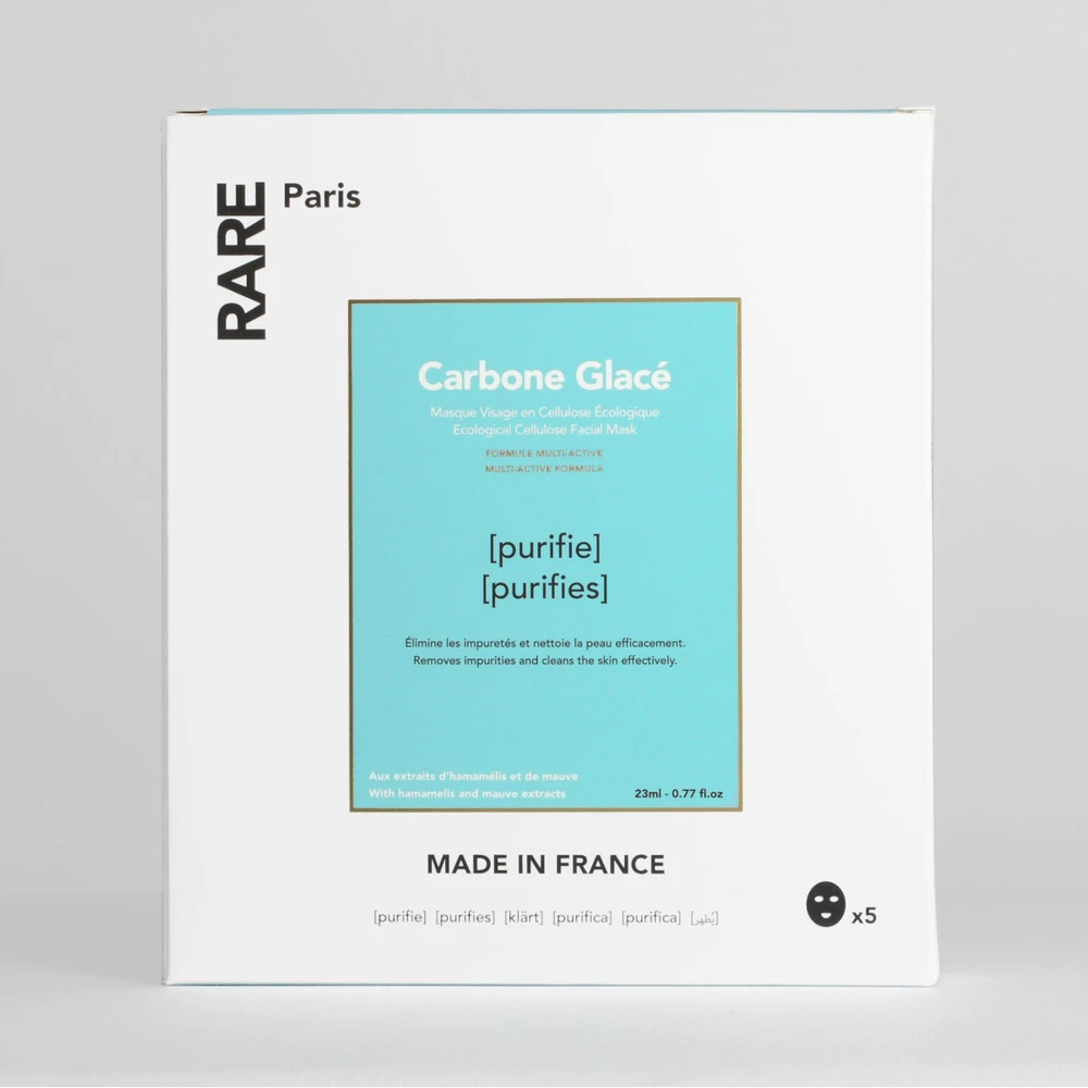 Rare Paris Carbone Glacé Purifying Face Mask valomoji veido kaukė, 1 vnt.