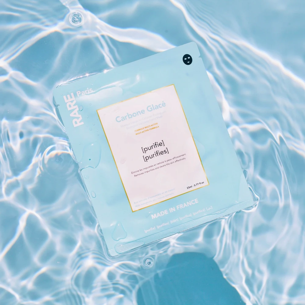 Rare Paris Carbone Glacé Purifying Face Mask valomoji veido kaukė, 1 vnt.