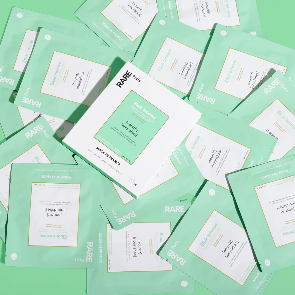 Rare Paris Eliksyras Intense maitininantis Face Mask intensyviai maitinanti veido kaukė, 1 vnt.
