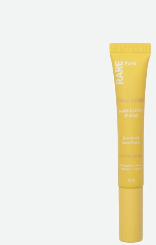 Rare Paris Trésor Solaire Soothing Lūpų balzamas Oranžinis Blossom Scent lūpų balzamas su vitaminu E ir arnikos ekstraktu, 12 ml