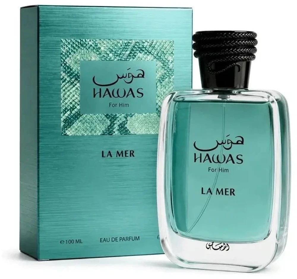 Rasasi Hawas La Mer EDP parfumuotas vanduo vyrams, 100 ml
