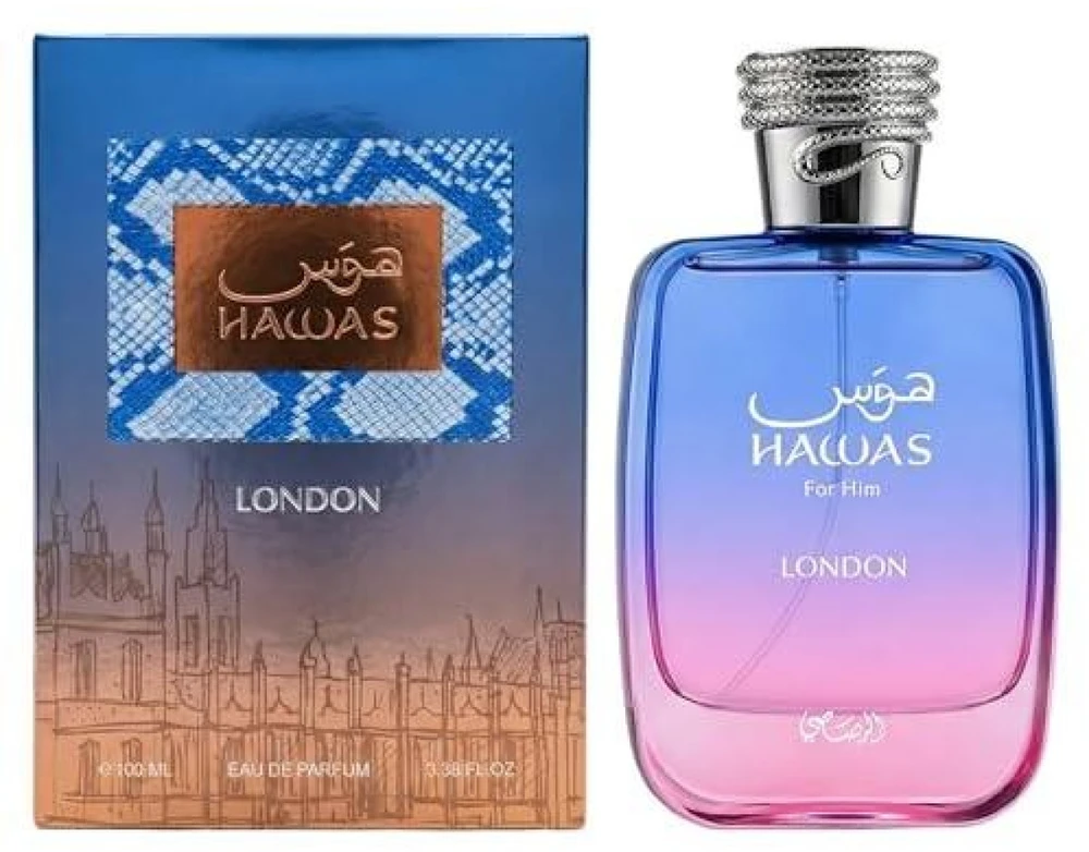 Rasasi Hawas London EDP parfumuotas vanduo vyrams, 100 ml