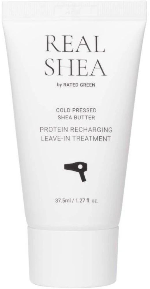 Rated Green Rated Žalias Rated Žalias Real Shea Protein Recharging Leave In Treatment plaukų kaukė su proteinais, 50 ml