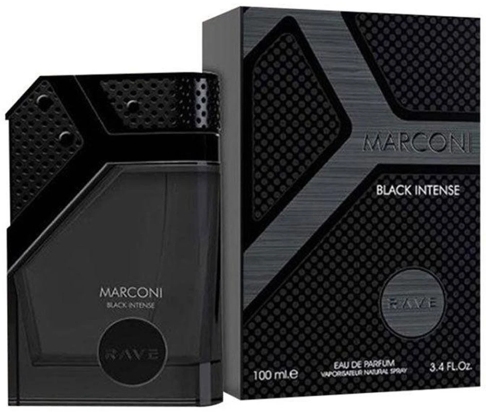 Rave Marconi Juodas Intense EDP parfumuotas vanduo vyrams, 100 ml