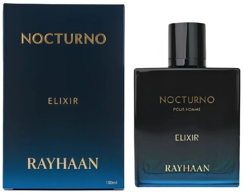 Rayhaan Nocturno Eliksyras EDP parfumuotas vanduo vyrams, 100 ml