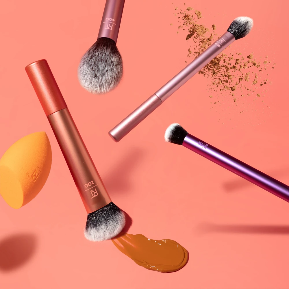 Real Techniques Everyday Essentials makiažo šepetėlių rinkinys 5 vnt.
