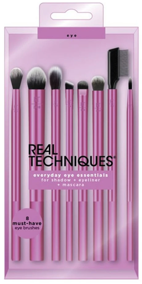 Šepetėlių rinkinys Real Techniques Essentials, 8 vnt.