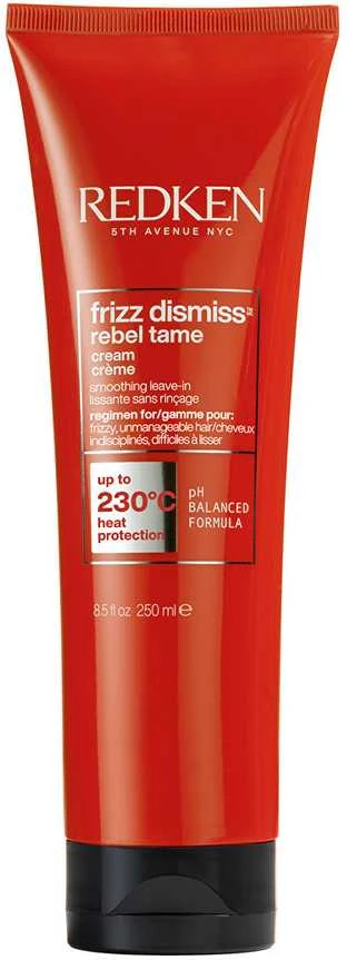 Redken Frizz Dismiss Smoothing Kreminis (Rebel Tame Heat Protective Crem), 250 ml