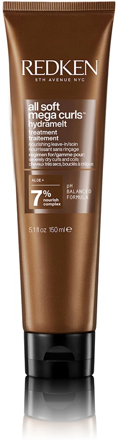 Redken Sausų garbanotų ir banguotų plaukų priežiūros priemonė "All Soft Mega Curl s Hydramelt" (gydymas) 150 ml