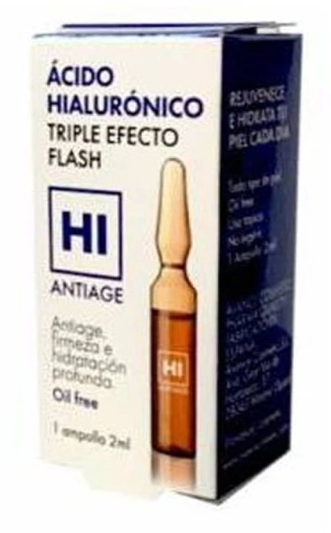 "Redumodel Hi Antiage" hialurono rūgšties ampulė "Triple Flash Effect" 2ml